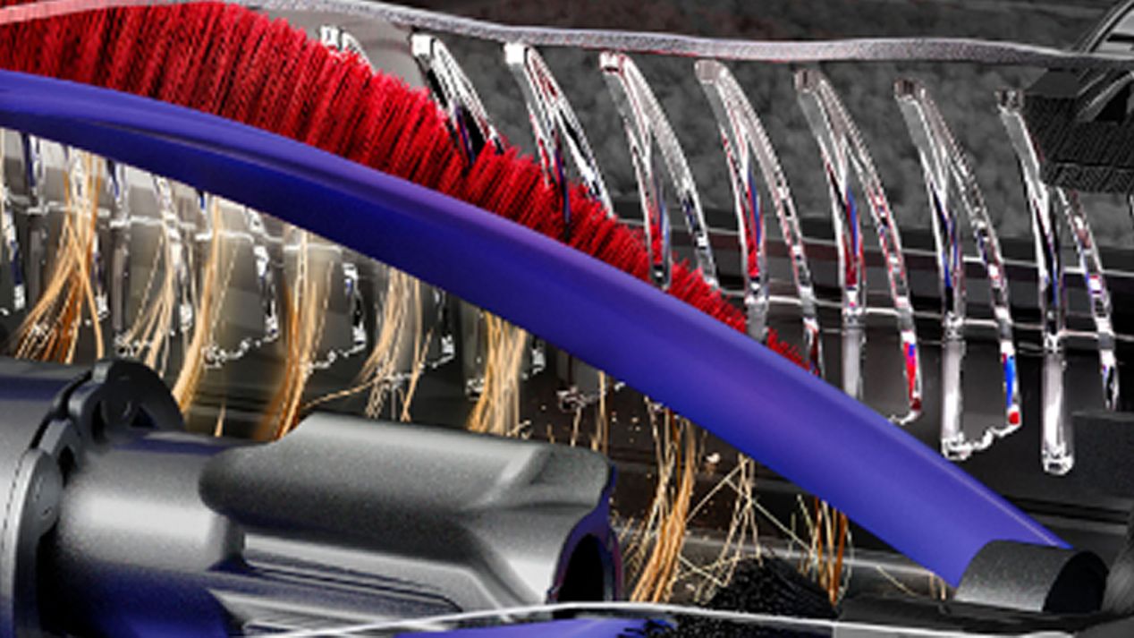 Stiff nylon bristles